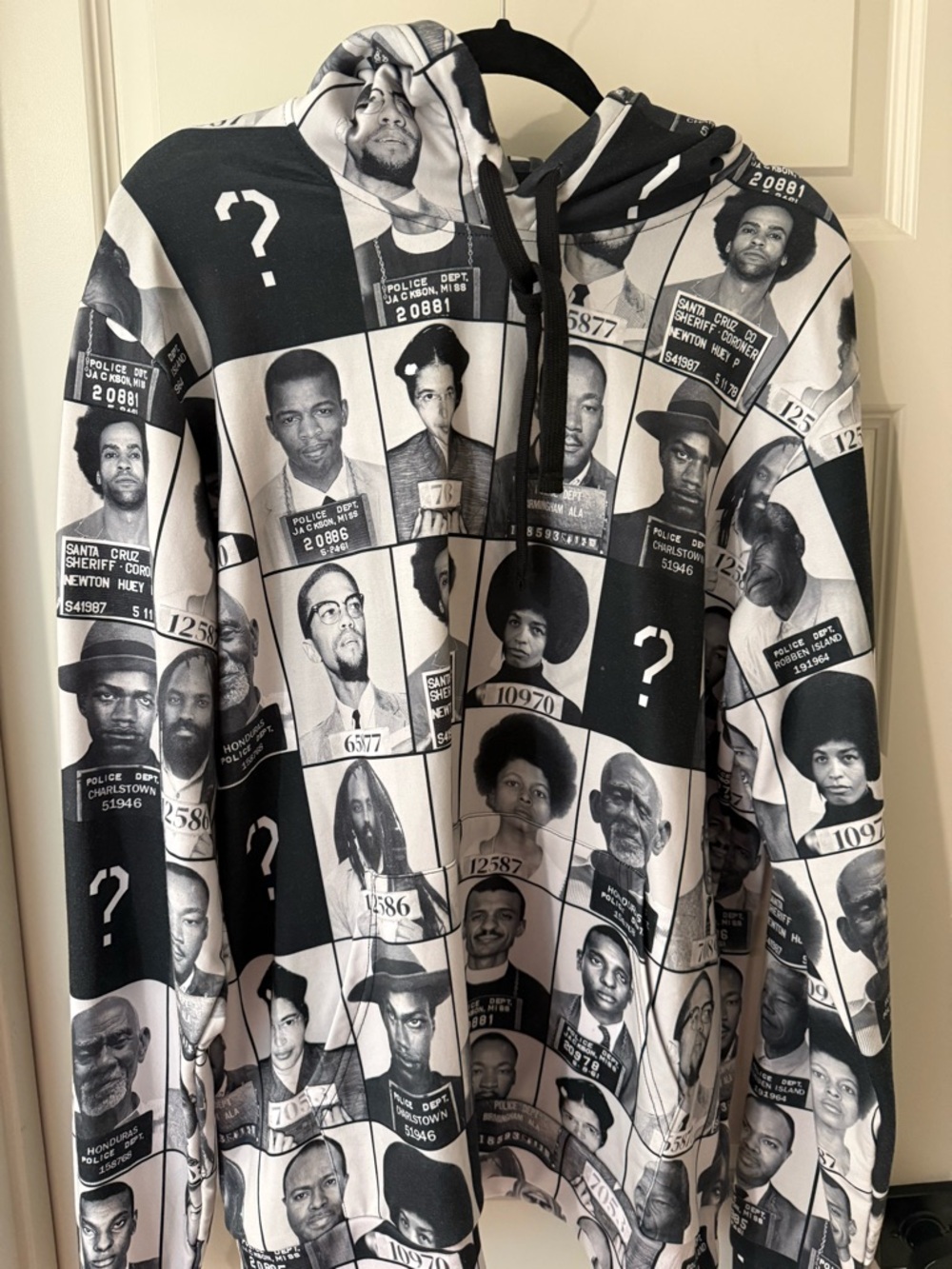 Black & White Photo Grid Hoodie
